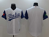 Men's Italy Baseball Majestic White 2017 World Baseball Classic Team Stitched Jersey,baseball caps,new era cap wholesale,wholesale hats
